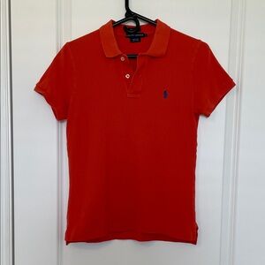 Ralph Lauren Women’s Polo Shirt in Bold Orange